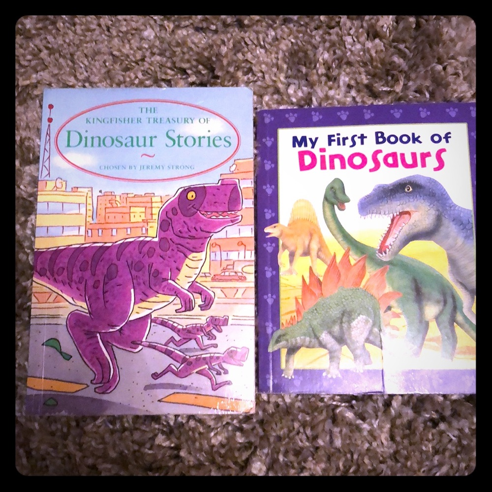 Lot 2 books kids Dinosaurs Stories ,My first book